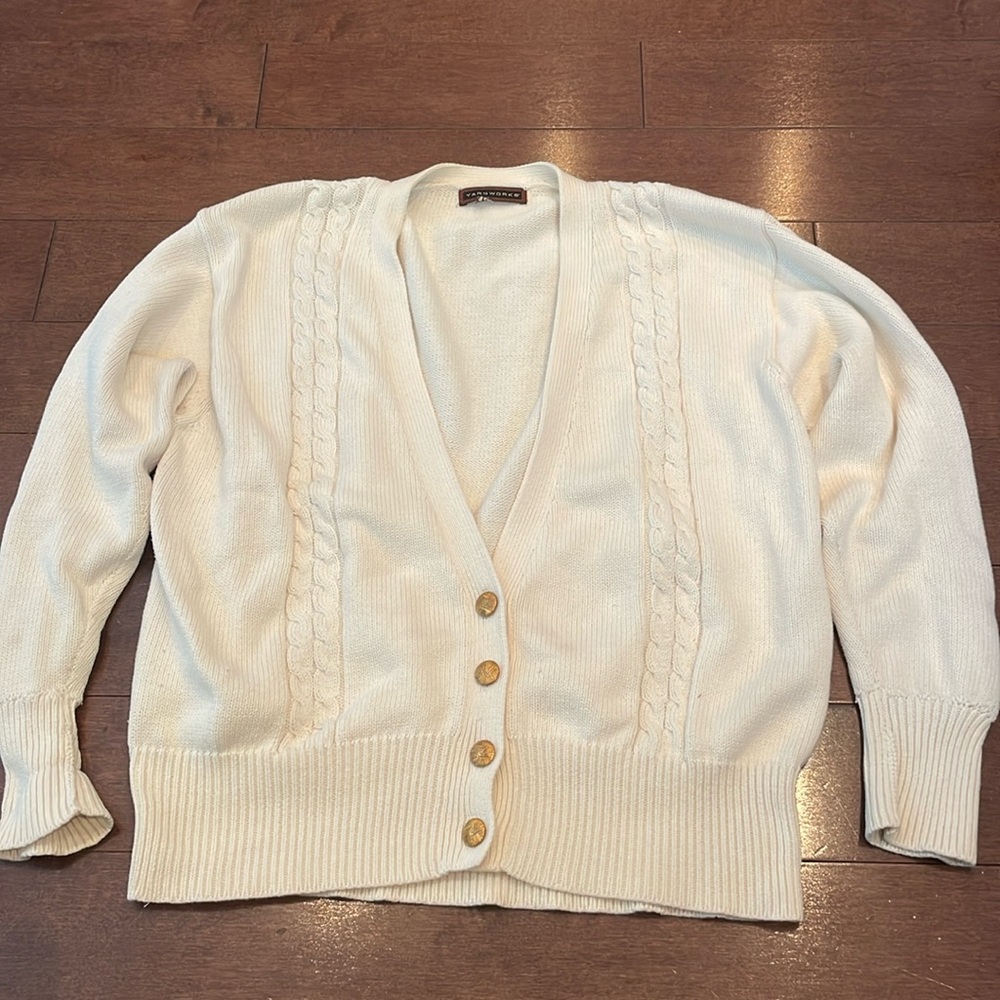 Yarnworks Cream Coloured Knit Sweater